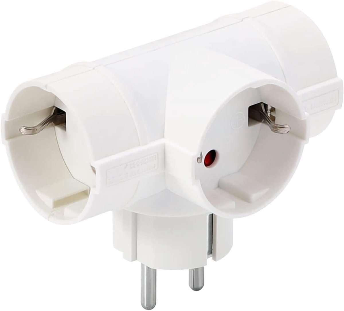Drievoudige Schuko-adapter met 3 Stopcontacten - 16A, Compacte Splitter voor Huishoudelijke Apparaten
