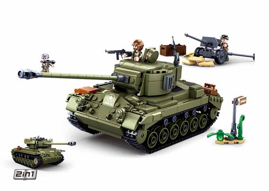 Sluban M38-B0860 - Medium Tank Groen