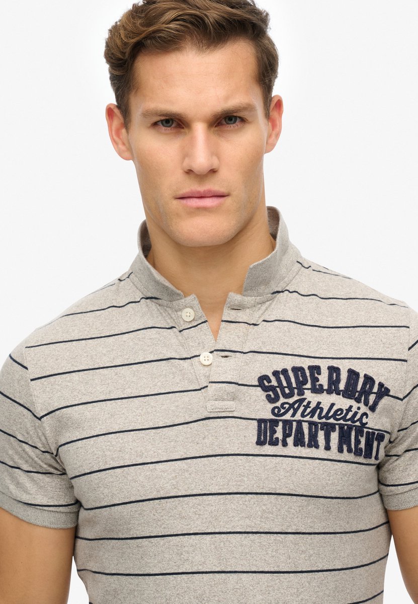 Superdry Vintage Athletic Korte Mouw Poloshirt M Man Grijs