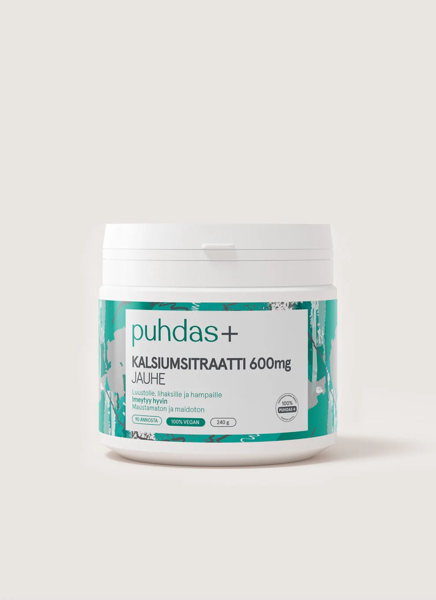 Goedkoopste Calcium 600 mg - Calcium Citraat - Puhdas Plus
