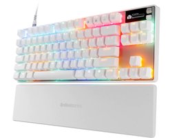 SteelSeries Apex Pro TKL Gen 3 – Mechanisch Gaming Keyboard – Wit – US Qwerty – Rapid Trigger, Rapid Tap, Protection Mode