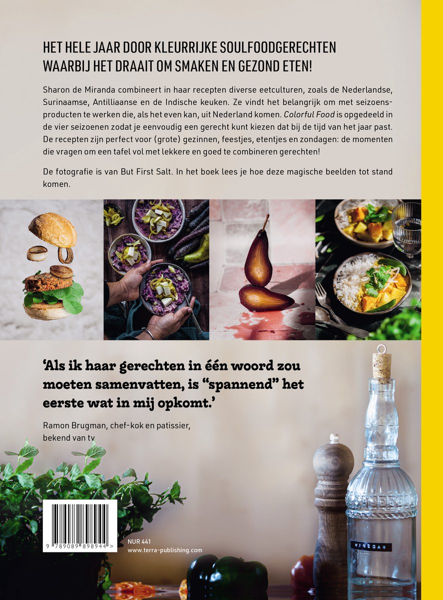 Colorful Food - back cover