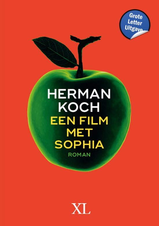 Livre "Een film met Sophia" par Herman Koch. Édition gros caractères.