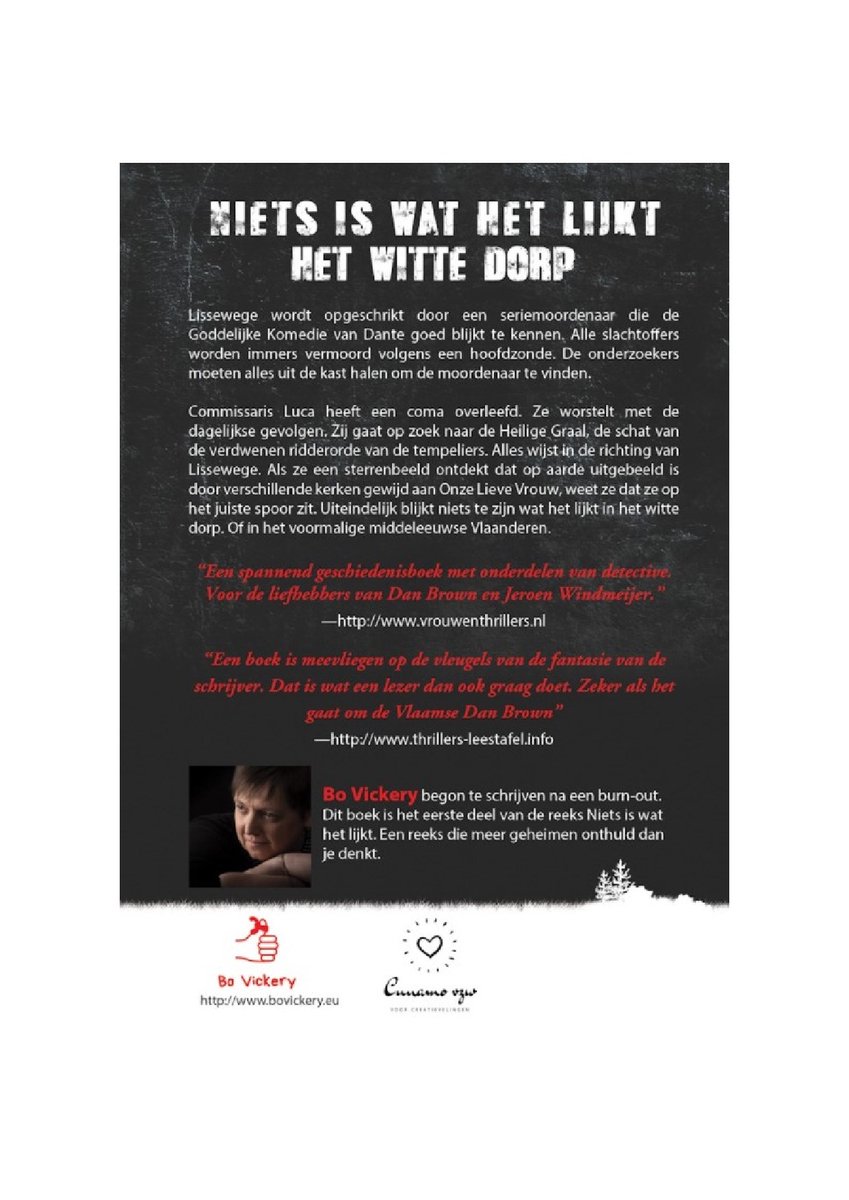 Niets is wat het lijkt 1 - Niets is wat het lijkt. - back cover