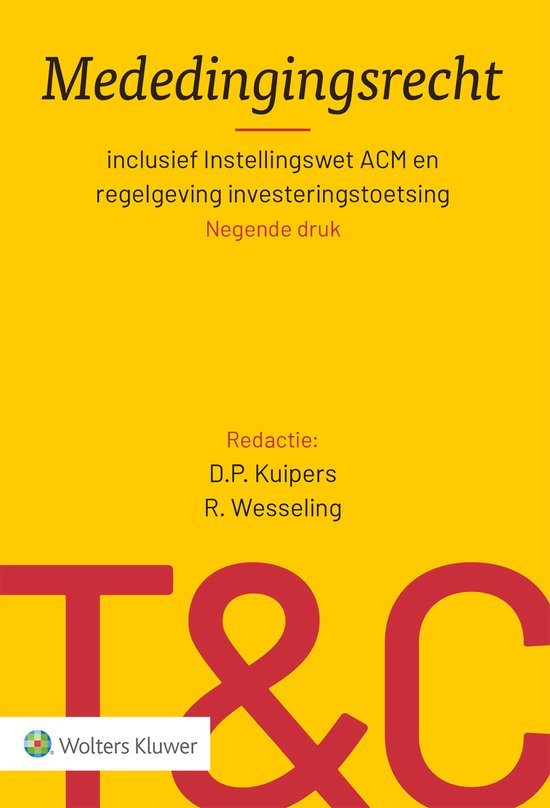 Tekst & Commentaar - Mededingingsrecht - cover