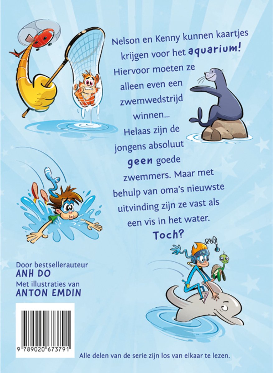 Ninja Kid - Als een vis in het water - back cover