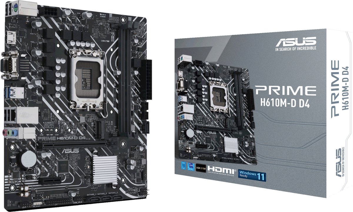 Moederbord Asus PRIME H610M-D D4