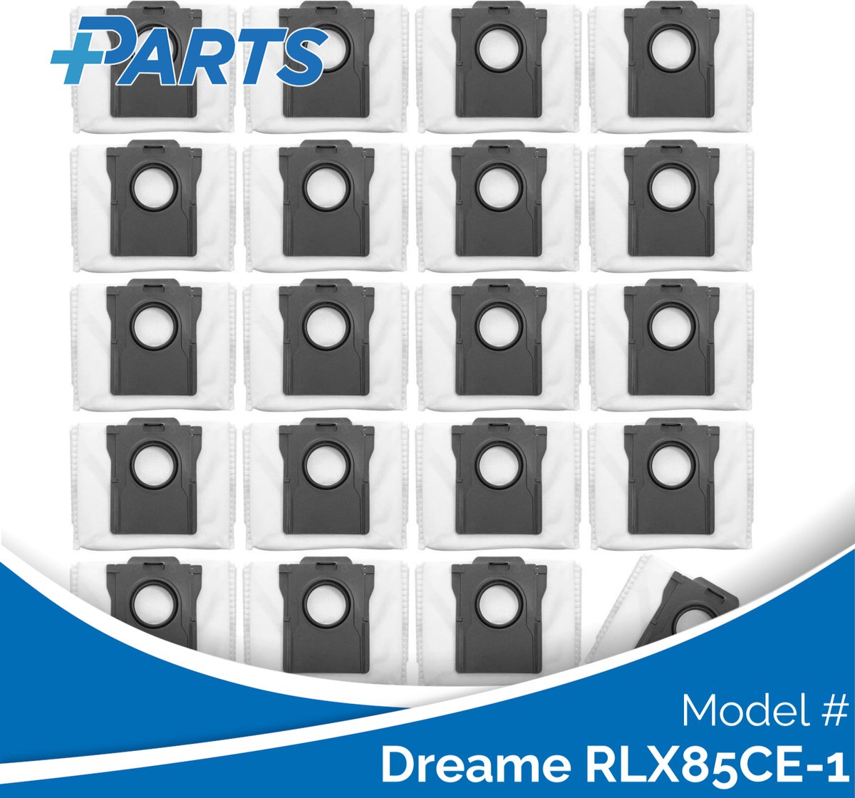Dreame RLX85CE-1 Stofzakken (20 Stuks, Plus.Parts® alternatief voor RDB8)
