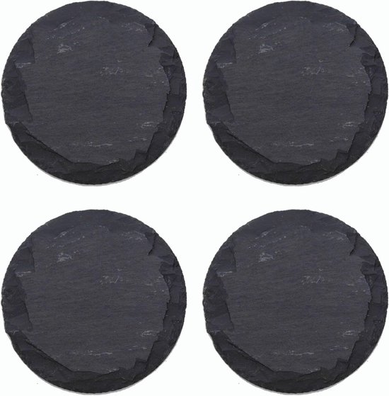 Leisteen Onderzetter 10 cm - Gegraveerd & Persoonlijk Cadeau
