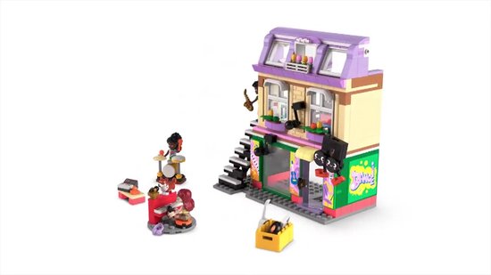 LEGO Friends Kit de construction de magasin de musique et d'appartement pour Enfants - 42653