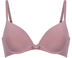 Hunkemöller Dames Lingerie Voorgevormde beugel bh Plunge - Roze - maat B75