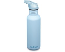 Klean Kanteen Drinkfles Classic 800 ml met Sportdop - Drinkfles - clear sky