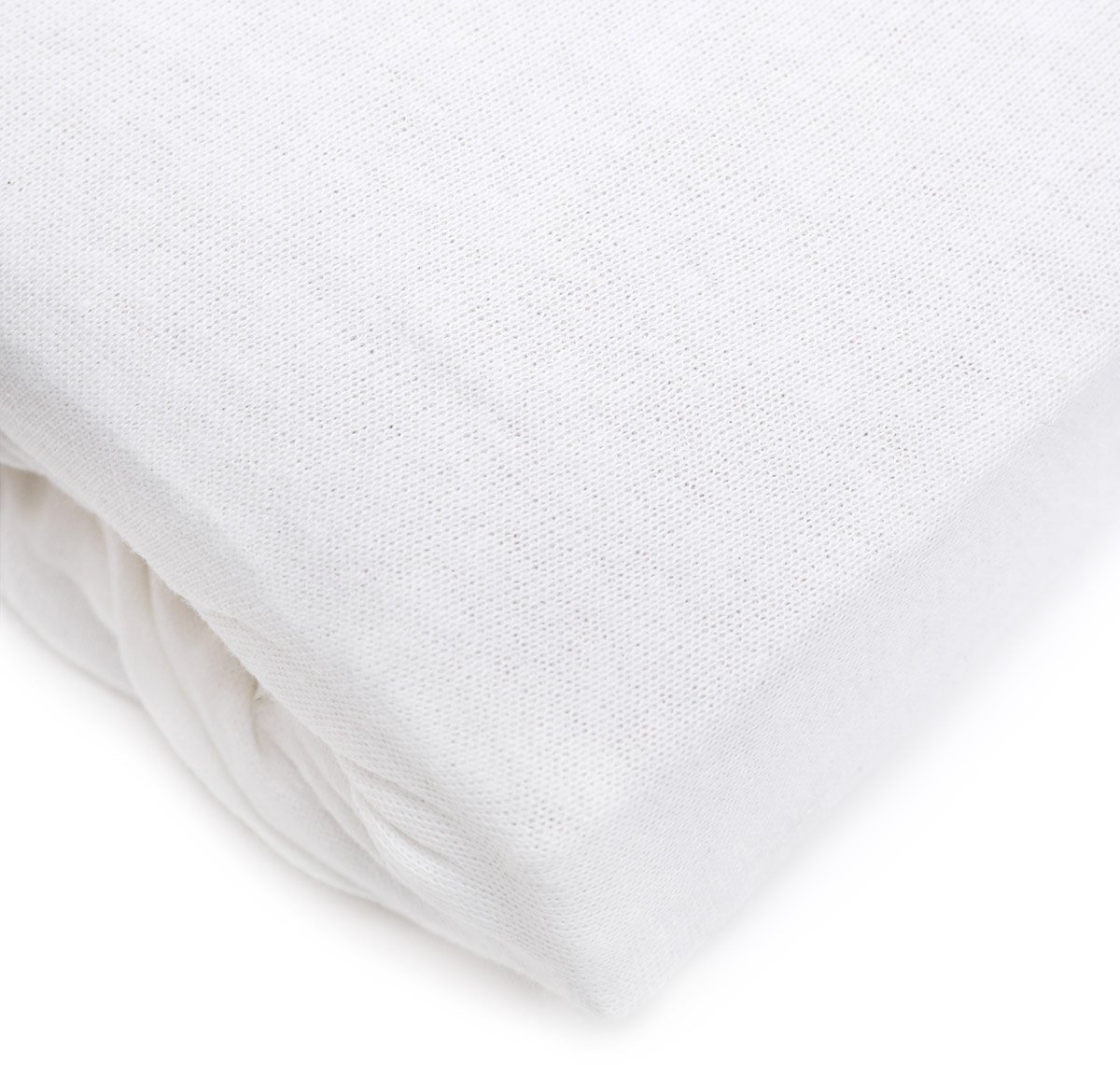 HOMLA - Bed Sheet - CLAIRE - Jersey White - 180x200 cm