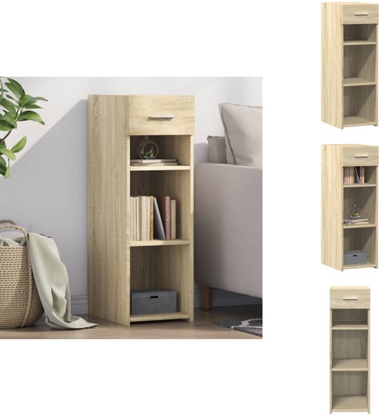 Betonlook Houten vidaXL kasten 1 lade kopen? | Tot 9% korting