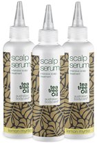 3 voor 2 Scalp Serum hoofdhuidbehandeling 150 ml — Speciale aanbieding met 3 hoofdhuidbehandelingen (150 ml): Tea Tree Olie & Lemon Myrtle