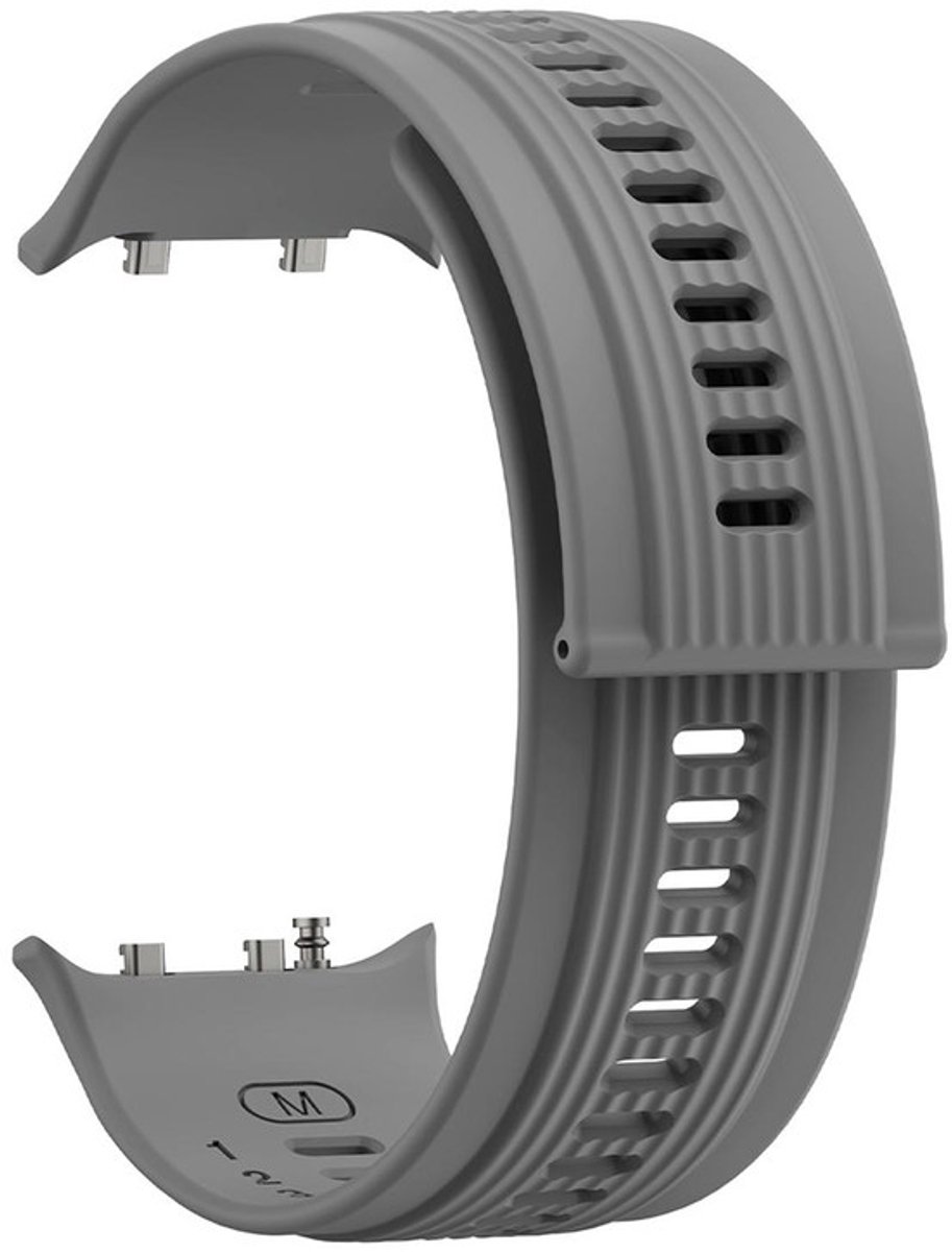 Siliconen bandje - geschikt voor Huawei Watch D2 - space grey