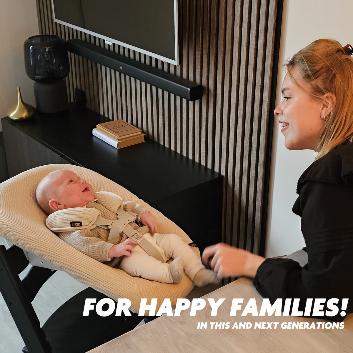 Ukje newborn hoes voor Stokke Tripp Trapp & Kidsmill Novi Nomi newborn set - Perfecte pasvorm - Waterafstotende voering - Makkelijk wasbaar - Zachte gordelbeschermers - Beige safari – foto 7