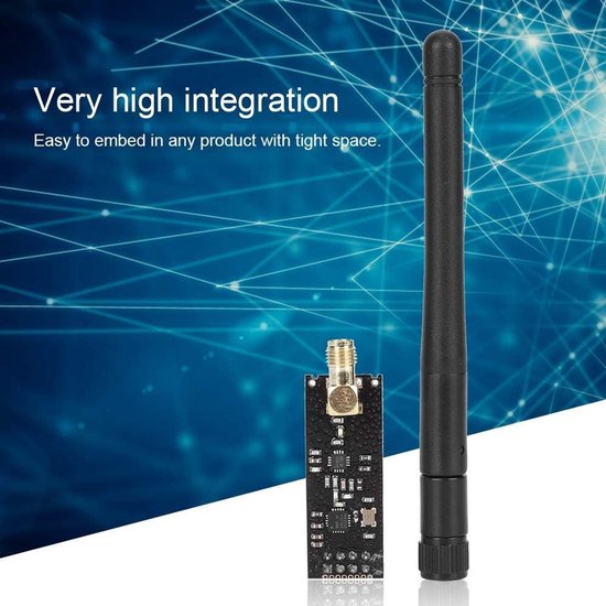 Module Sans Fil NRF24L01+ PA + LNA - Portée 1100 M, 2.4 GHz - Pour Transmission De Données Longue Distance