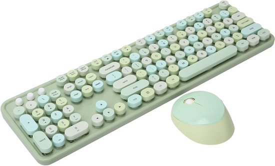Perixx Draadloos Mini Toetsenbord en Muis - PERIDUO-712 - PERIDUO-712B-US