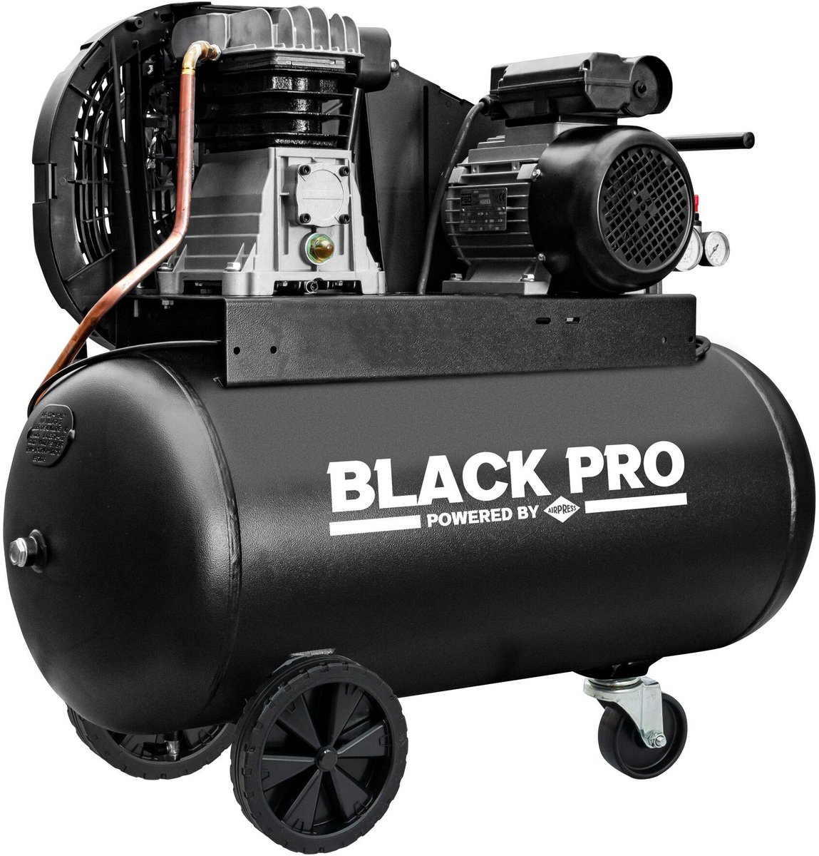Twee-cilindercompressor Black Pro B2800/50 | 50 L | 10 bar | 2 PK/1,5 kW | 195 L/min | 230 V