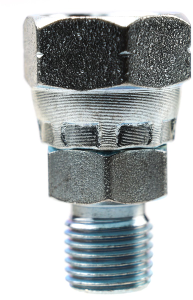 Draaibare slangadapter 1/4" naar 3/8"" voor een verfunit