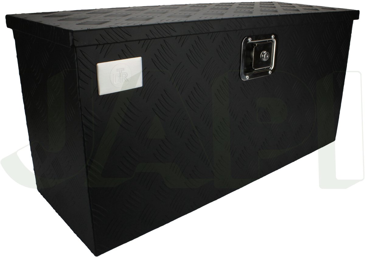 Disselbak aluminium 840x310x400 mm – Zwart Poedergecoat