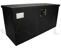 Disselbak aluminium 840x310x400 mm – Zwart Poedergecoat