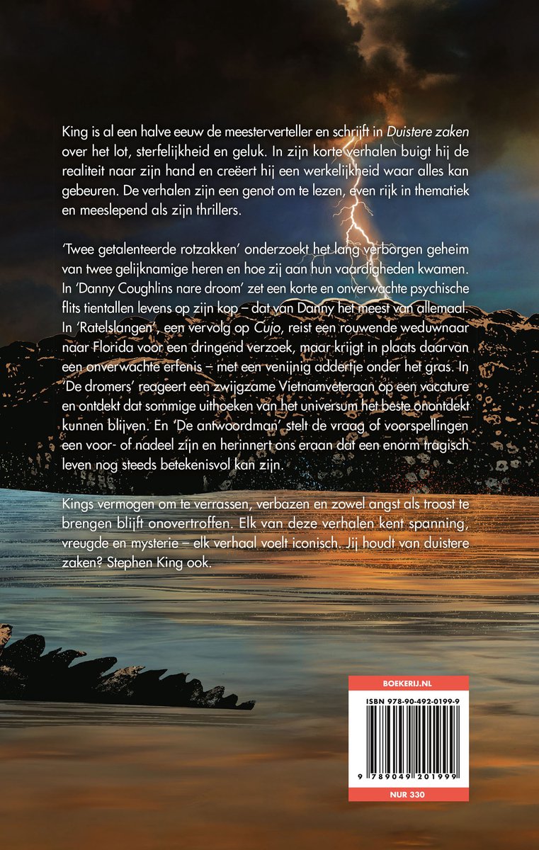 Duistere zaken - back cover