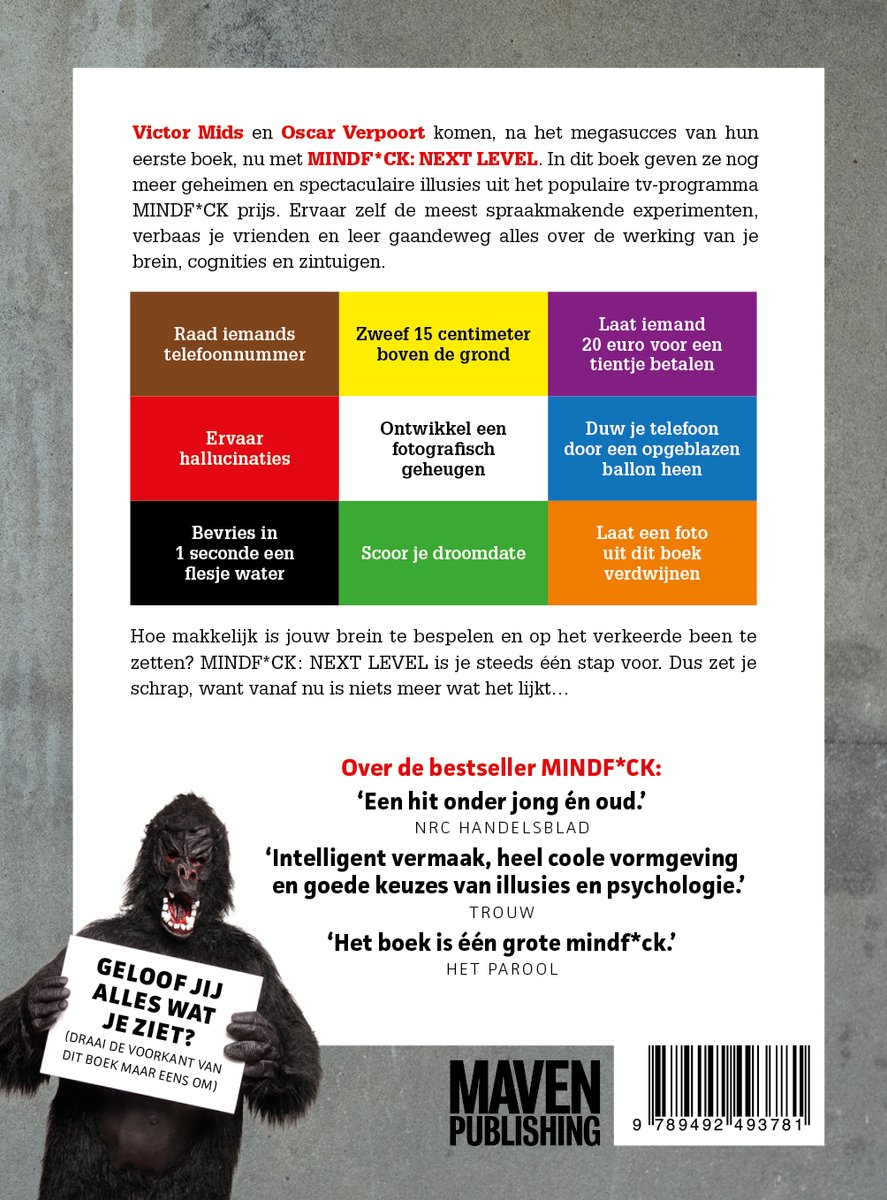 Mindf*ck Next Level - back cover