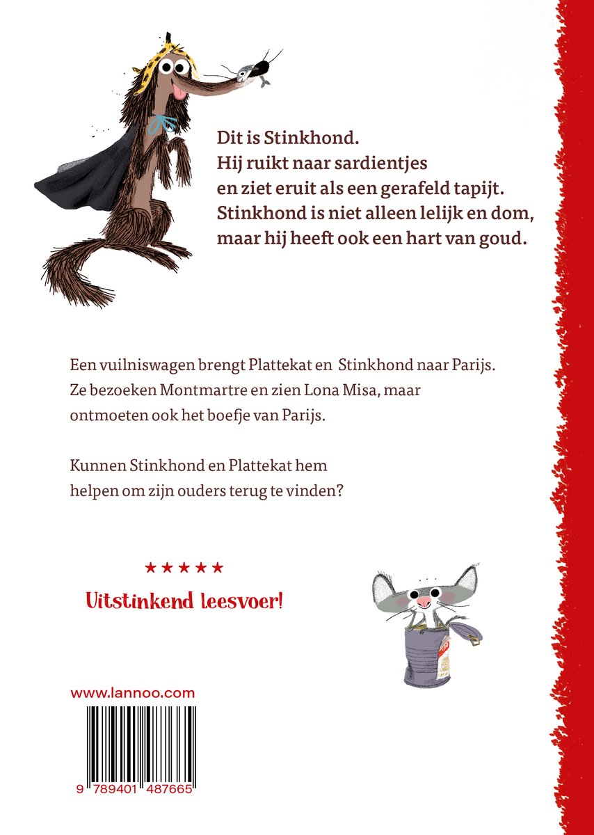 Stinkhond - Stinkhond in Parijs - back cover