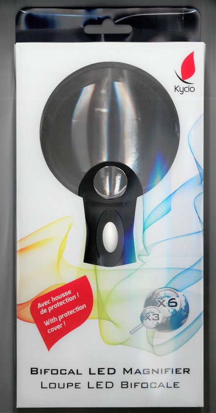 Foto: Led bifocal magnifier x3 en x6 kycio