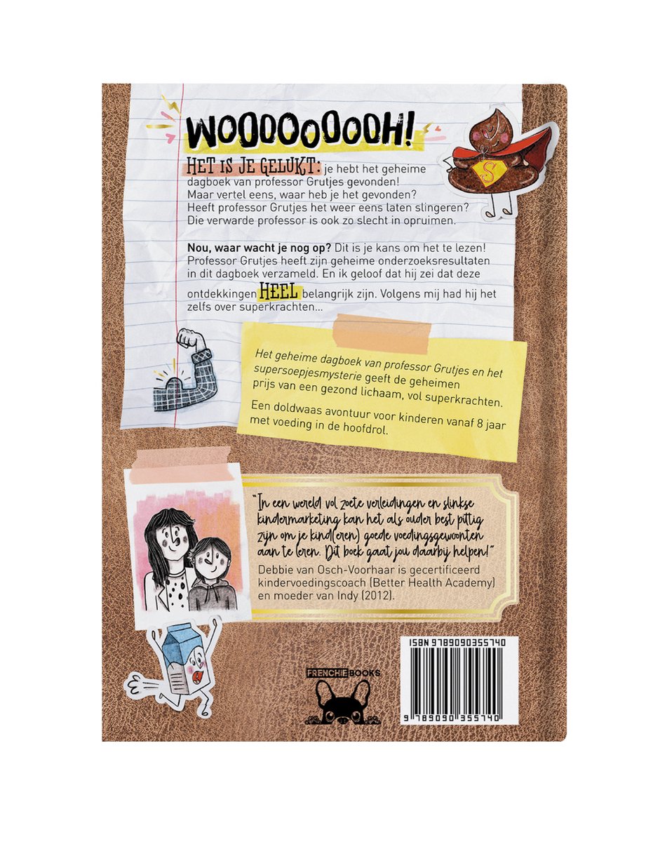 Het geheime dagboek van professor Grutjes - back cover