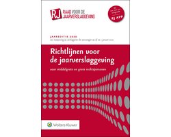 Richtlijnen voor de jaarverslaggeving, middelgrote en grote rechtspersonen 2020