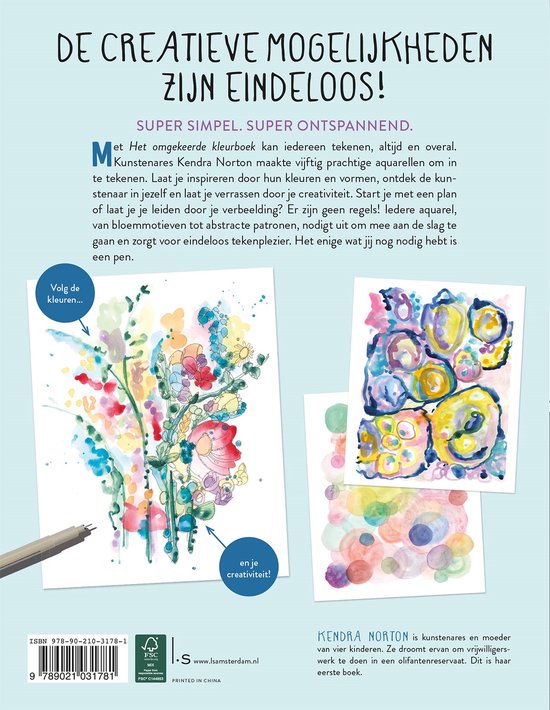 Het omgekeerde kleurboek - Mindful Journeys