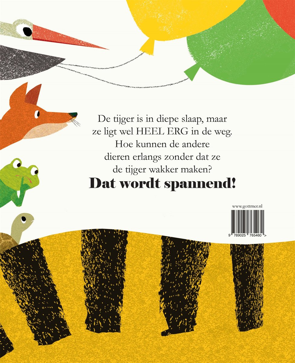 Ssst! De tijger slaapt - back cover