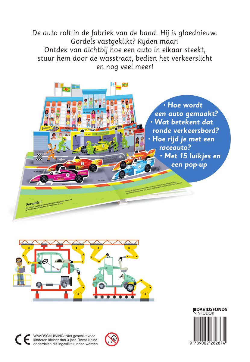 Mijn boek over auto's - back cover