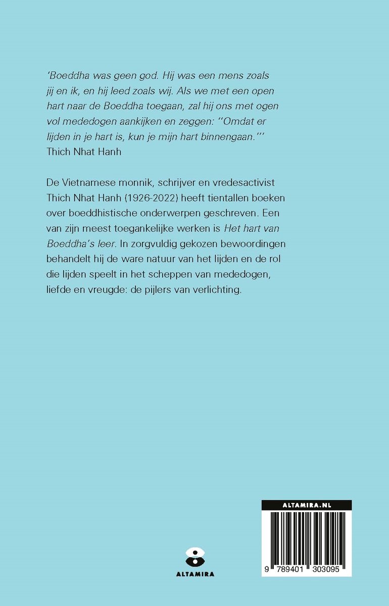 Het hart van Boeddha's leer - back cover