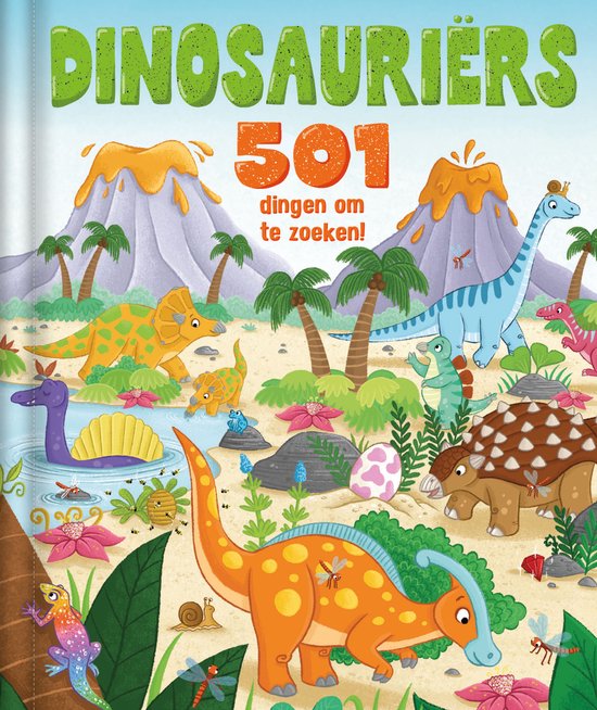 501 dingen om te zoeken - Dinosauriërs - cover