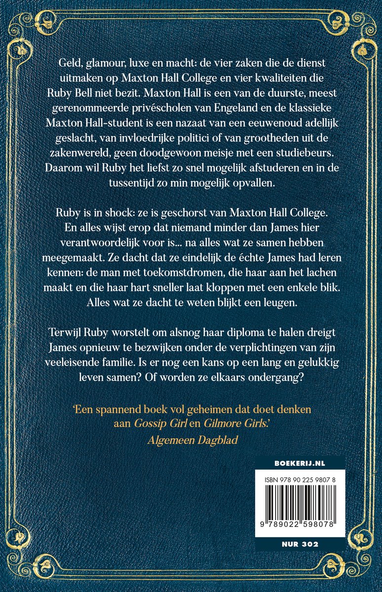 Maxton Hall 3 - De terugkeer naar Maxton Hall College - back cover