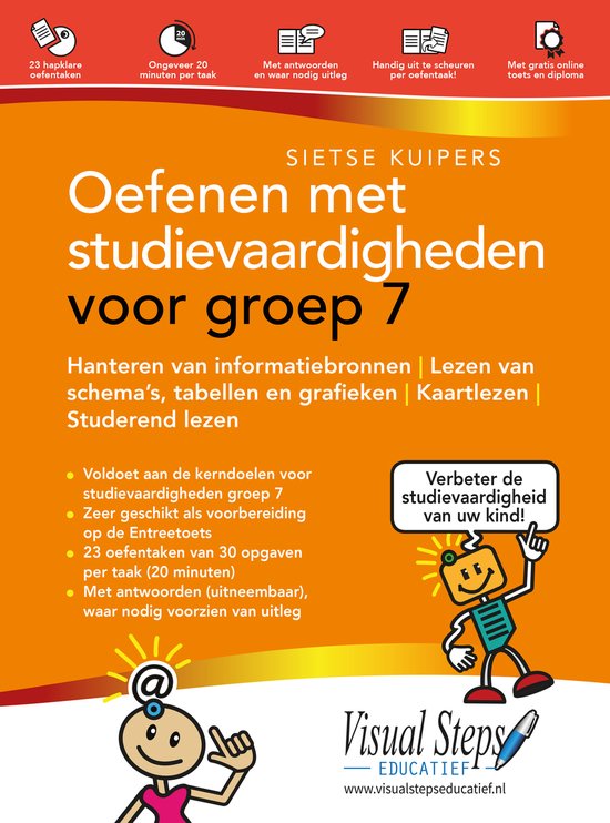 Oefenen met studievaardigheden voor groep 7 - cover