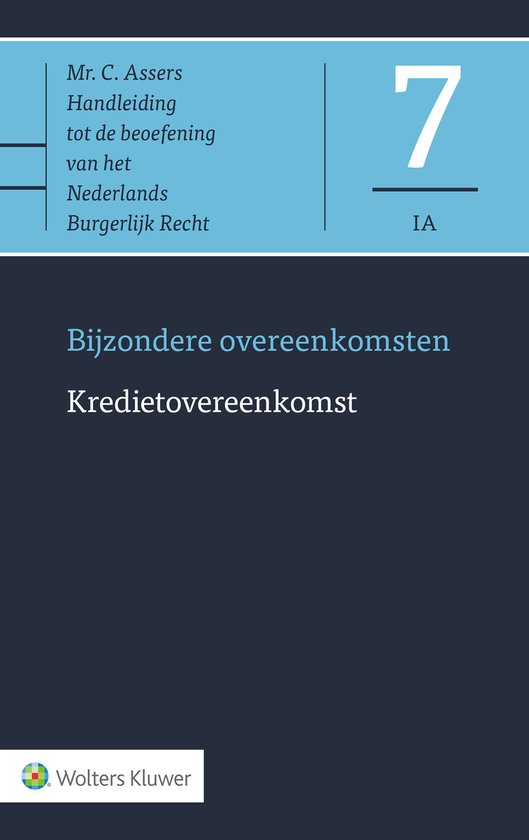 Asser-serie 7-IA - Kredietovereenkomst - cover