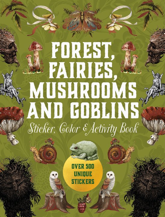 Sticker Activity Deluxe Editions- Forest, Fairies, Mushrooms ... - cover