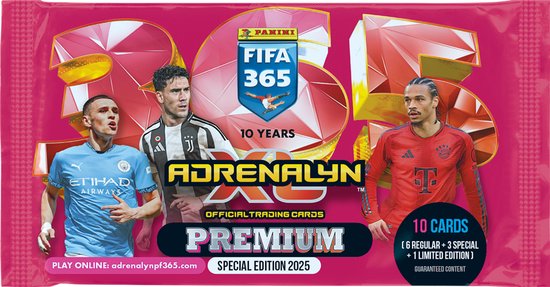 Panini Adrenalyn XL FIFA365 24/25 Premium Pack.