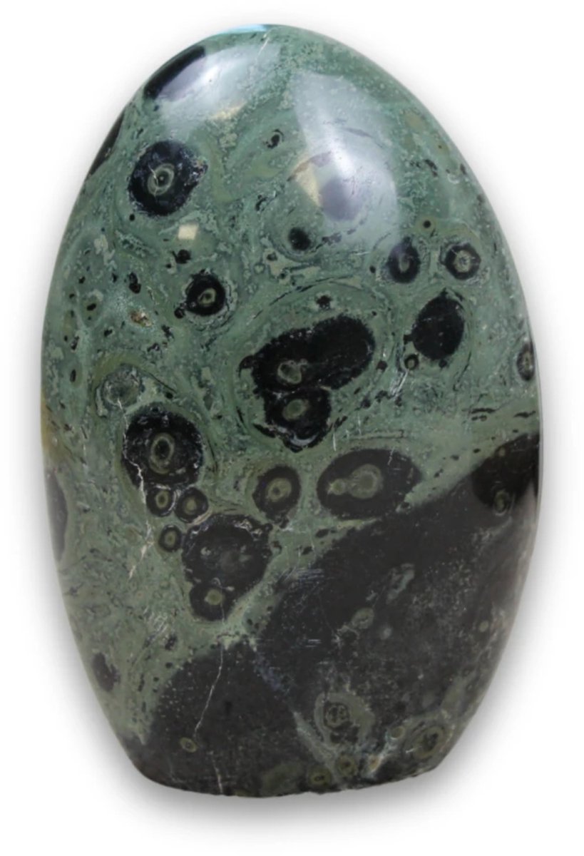 Ruben Robijn Jaspis kamballa (eldariet) sculptuur nr.14 Groen