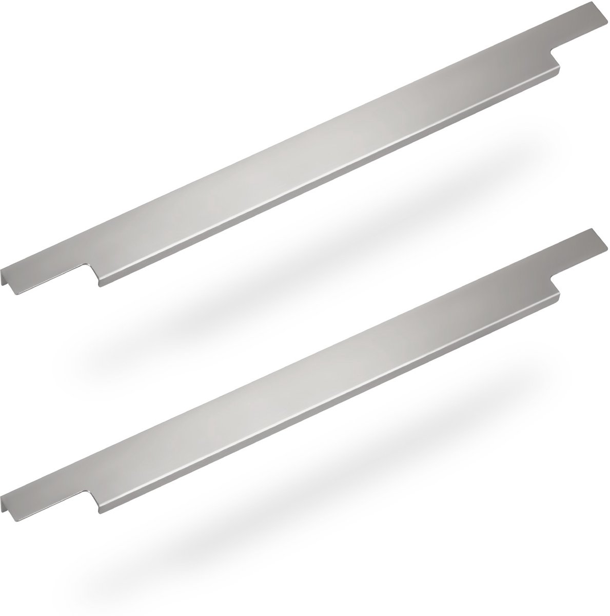 2 x Meubelgreep BLANKETT Slim Lengte 595 mm Chroom mat Greeplijst van SOTECH