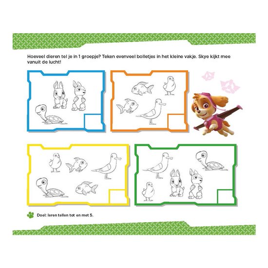 PAW Patrol leuke telspelletjes 4 - 5 jaar