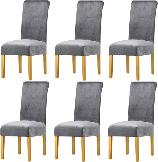 LANSHENG Stoelhoezen voor eetkamerstoelen, XL, stretch LANSHENG Stoelhoezen voor eetkamerstoelen, XL, stretch