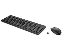HP 235 - Toetsenbord en Muis - Draadloos - QWERTY - Engels - Zwart