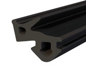 DQ-PP raamafdichting, Zwart, 20 meter, S-1126 VEKA, PVC-ramen, Rubber afdichting Afdichtingsband, Kunststof raamafdichtingen, ALU-profielafdichting Deurafdichting