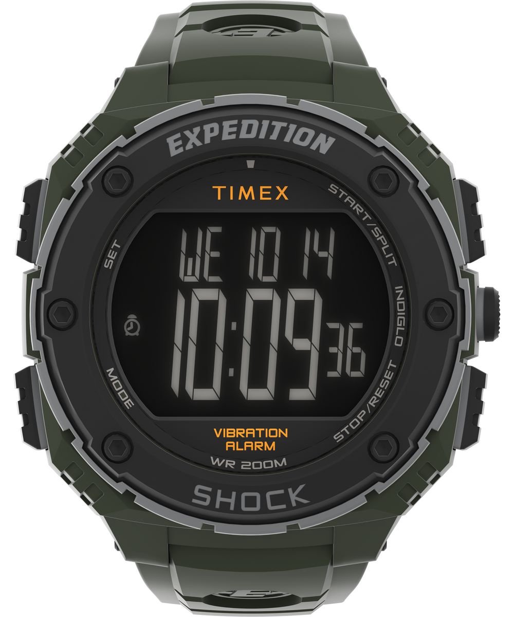 Timex Expedition Rugged Digital TW4B24100 Horloge - Resin - Groen - Ø 50 mm